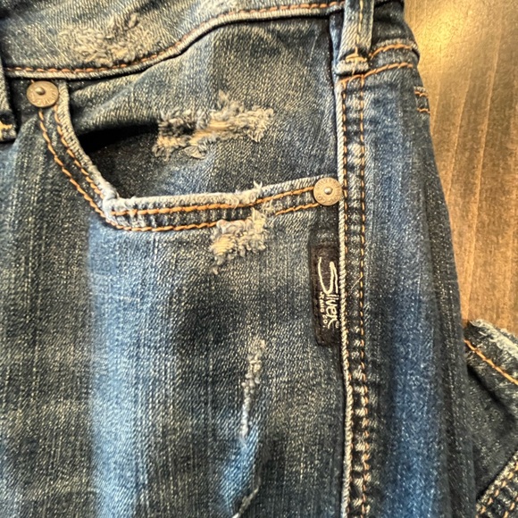 Women’s Silver Jeans W30/L29 Suki Skinny Ripped. - Picture 6 of 9
